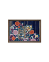  The Cycle of Life - Energy Art by Meekyung Shin - Framed Canvas Print