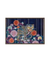  The Cycle of Life - Energy Art by Meekyung Shin - Framed Canvas Print