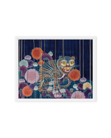  The Cycle of Life - Energy Art by Meekyung Shin - Framed Canvas Print