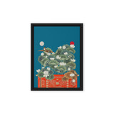 Magic in a Dream - Energy Art by Meekyung Shin - Framed Canvas Print