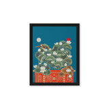 Magic in a Dream - Energy Art by Meekyung Shin - Framed Canvas Print