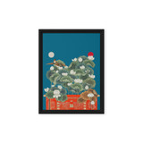 Magic in a Dream - Energy Art by Meekyung Shin - Framed Canvas Print