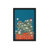 Magic in a Dream - Energy Art by Meekyung Shin - Framed Canvas Print