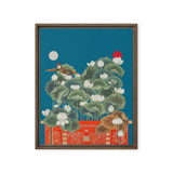 Magic in a Dream - Energy Art by Meekyung Shin - Framed Canvas Print