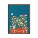 Magic in a Dream - Energy Art by Meekyung Shin - Framed Canvas Print