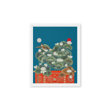 Magic in a Dream - Energy Art by Meekyung Shin - Framed Canvas Print