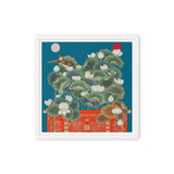 Magic in a Dream - Energy Art by Meekyung Shin - Framed Canvas Print