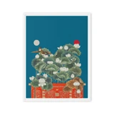 Magic in a Dream - Energy Art by Meekyung Shin - Framed Canvas Print