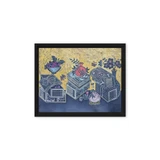 Blessings Upon Blessings 2504 - Energy Art by Meekyung Shin - Framed Canvas Print