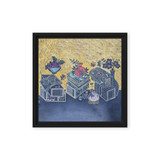 Blessings Upon Blessings 2504 - Energy Art by Meekyung Shin - Framed Canvas Print