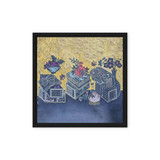 Blessings Upon Blessings 2504 - Energy Art by Meekyung Shin - Framed Canvas Print