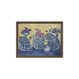 Blessings Upon Blessings 2504 - Energy Art by Meekyung Shin - Framed Canvas Print