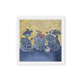 Blessings Upon Blessings 2504 - Energy Art by Meekyung Shin - Framed Canvas Print