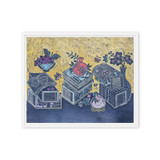 Blessings Upon Blessings 2504 - Energy Art by Meekyung Shin - Framed Canvas Print