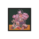  Blessings Upon Blessings #7 - Energy Art by Meekyung Shin - Framed Canvas Print