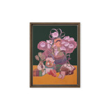  Blessings Upon Blessings #7 - Energy Art by Meekyung Shin - Framed Canvas Print