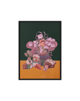  Blessings Upon Blessings #7 - Energy Art by Meekyung Shin - Framed Canvas Print