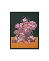  Blessings Upon Blessings #7 - Energy Art by Meekyung Shin - Framed Canvas Print