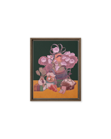  Blessings Upon Blessings #7 - Energy Art by Meekyung Shin - Framed Canvas Print