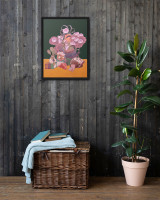  Blessings Upon Blessings #7 - Energy Art by Meekyung Shin - Framed Canvas Print