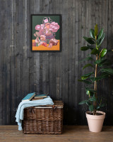  Blessings Upon Blessings #7 - Energy Art by Meekyung Shin - Framed Canvas Print