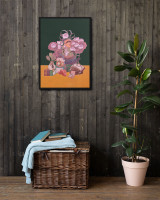  Blessings Upon Blessings #7 - Energy Art by Meekyung Shin - Framed Canvas Print