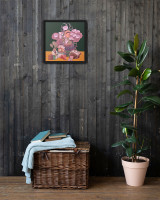  Blessings Upon Blessings #7 - Energy Art by Meekyung Shin - Framed Canvas Print