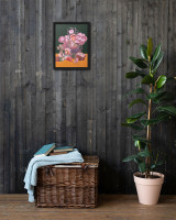  Blessings Upon Blessings #7 - Energy Art by Meekyung Shin - Framed Canvas Print