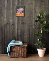  Blessings Upon Blessings #7 - Energy Art by Meekyung Shin - Framed Canvas Print