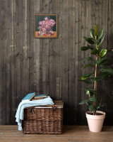  Blessings Upon Blessings #7 - Energy Art by Meekyung Shin - Framed Canvas Print