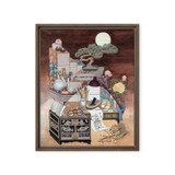 After Everyone Falls Asleep - Energy Art by Meekyung Shin - Framed Canvas Print