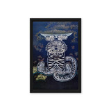 A Day Full of Abundance - Energy Art by Meekyung Shin - Framed Canvas Print