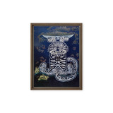 A Day Full of Abundance - Energy Art by Meekyung Shin - Framed Canvas Print