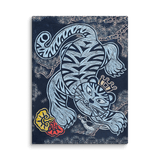 The Tiger Heralds Good Fortune - Energy Art by Meekyung Shin - Unframed Canvas Print