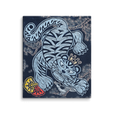 The Tiger Heralds Good Fortune - Energy Art by Meekyung Shin - Unframed Canvas Print