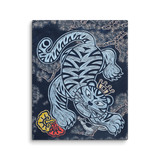 The Tiger Heralds Good Fortune - Energy Art by Meekyung Shin - Unframed Canvas Print