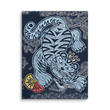 The Tiger Heralds Good Fortune - Energy Art by Meekyung Shin - Unframed Canvas Print