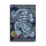 The Tiger Heralds Good Fortune - Energy Art by Meekyung Shin - Unframed Canvas Print