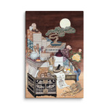 After Everyone Falls Asleep - Energy Art by Meekyung Shin - Unframed Canvas Print