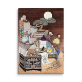 After Everyone Falls Asleep - Energy Art by Meekyung Shin - Unframed Canvas Print