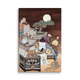 After Everyone Falls Asleep - Energy Art by Meekyung Shin - Unframed Canvas Print