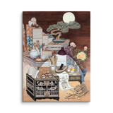 After Everyone Falls Asleep - Energy Art by Meekyung Shin - Unframed Canvas Print