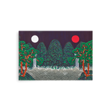 The Sun, the Moon, and the Five Peaks - Energy Art by Meekyung Shin - Unframed Paper Print