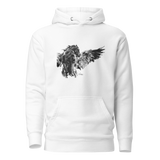 HORSE INK PAINTING 7 by Al Choi Unisex Premium Pullover Hoodie