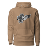 HORSE INK PAINTING 7 by Al Choi Unisex Premium Pullover Hoodie