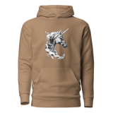 HORSE INK PAINTING 8 by Al Choi Unisex Premium Pullover Hoodie