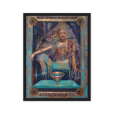 Quan Yin Dream - Energy Art by Matthew Smith - Framed Canvas Print