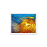 Wave of Thought - Energy Art by Matthew Smith - Framed Canvas Print