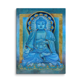 Blue Buddha - Energy Art by Matthew Smith - Unframed Canvas Print