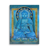 Blue Buddha - Energy Art by Matthew Smith - Unframed Canvas Print